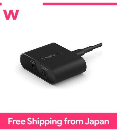 贝尔金SOUNDFORM CONNECT AirPlay2兼容音频适配器iPhone/Mac AUZ002dqBK