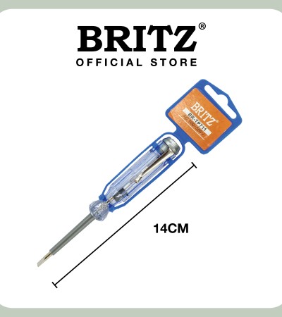 [SG SELLER]BRITZ电压测试笔可逆设计4个尺寸100V-500V带霓虹灯