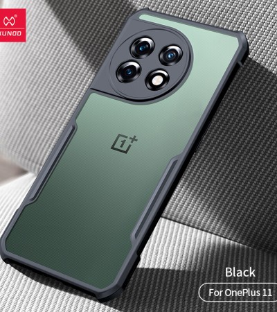 OnePlus 11 5G Casing Xundd Phone Case Anti Fingerprint Transparent Back Cover Airbags Shockproof Protective Shell